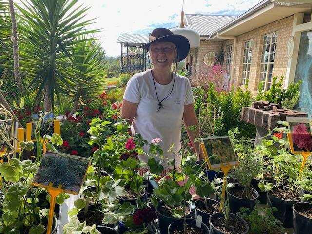 Robyn Bible of the Australian Geranium Society was the guest speaker at the Gloucester Garden Club monthly meeting. Picture supplied.