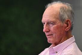 Dolphins boss Wayne Bennett is keen to discuss the newly vacant head coach role at South Sydney. (Dave Hunt/AAP PHOTOS)